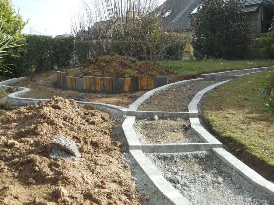 Crea Jardin Morin Paysagiste Pordic MACONNERIE PAYSAGERE 1